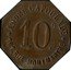 France 10 Centimes Paris. Andre Capoulade 1917 ND ANDRE CAPOULADE 161 RUE MONTMARTRE 10 C. coin obverse