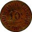 France 10 Centimes Paris. Cantine Familiale des Postes ND (1917) 10 C CARTAUX CANTINE FAMILIALE DES POSTES PARIS coin reverse