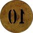 France 10 Centimes (Paris. G. Blanchard)  coin reverse