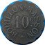 France 10 Centimes Paris. Seine. Bouillon Masson 1917 ND 10 C. BOUILLON MASSON coin obverse