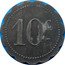 France 10 Centimes Paris. Seine. Bouillon Masson 1917 ND 10 C coin reverse