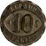 France 10 Centimes (Regaud. Paris) REGAUD 10 C PARIS coin obverse