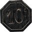 France 10 Centimes (Remiremont (Vosges)) 10 C coin obverse