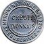 France 10 Centimes (Type 4b. Red Stamp with Green Background) CRÉDIT LYONNAIS "FYP" Bᵀᴱ-S.G.D.G. PARIS EMPRUNT NATIONAL 6% 1920 SOUSCRIVEZ coin reverse