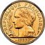 France 100 Francs Essai by Delamarre 1929 c+t KM# E52 REPUBLIQUE FRANÇAISE RAYMOND DELAMARRE ESSAI 1929 coin obverse