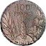 France 100 Francs (Essai by Lucien Bazor) 100 FRANCS 1929 coin reverse