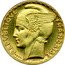 France 100 Francs Essai Piedfort by Bazor 1929 c+t KM# Pn300 REPVBLIQUE FRANÇAISE L. BAZOR ESSAI coin obverse