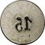 France 15 Centimes (Lyon. Cafe Comptoir Leopold Mazoyer)  coin reverse