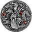 Niue 2 Dollars (Ladon) LADON GREEK DRAGON coin reverse