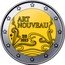 Belgium 2 Euro Philippe Art Nouveau 2023  Proof ART NOUVEAU BE 2023 IB coin obverse