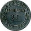 France 2 Francs Paris. Au Concours. Amouroux 1917 ND AMOUROUX 2 F AU COUNCOURS 33. RUE BERGER coin obverse