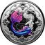 Samoa 2 Tala Mermaid Princess of the Seas. Coloured 2022  coin reverse