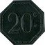 France 20 Centimes Paris. Seine. Bouillon Masson 1917 ND 20 C coin reverse
