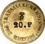 France 20 Francs (Lyon. United Workers Society) SOCIETE DES TRAVAILLEURS UNIS LYON 20. F coin obverse