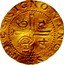 Portugal 2000 Reis (Afonso VI Countermark Crowned 2 over 2 Cruzados) IN HOC SIGNO VINCES coin reverse