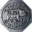 France 25 Centimes Chalon-sur-Saone. Charcuterie Bon 1917 ND BON POUR EN MARCHANDISES 25 C coin reverse
