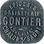 France 25 Centimes Chalon-sur-Saone. Epicerie Graineterie Gontier 1917 ND EPICERIE GRAINETERIE GONTIER A. UNY GERGY CHALON S SAÔNE coin obverse