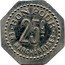 France 25 Centimes Chalon-sur-Saone. La Dijonnaise 1917 ND BON POUR EN MARCHANDISES 25 C coin reverse