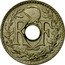 France 25 Centimes (Essai by Lindauer) KM# E68 RF EM LINDAUER coin obverse