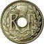 France 25 Centimes (Essai) KM# E44 R F EM LINDAUER coin obverse