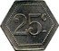 France 25 Centimes Istres. Tranchand Cantinier. Aviation 1917 ND(1917~1922) 25 C coin reverse