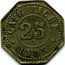 France 25 Centimes Lyon. Cafe Riche 1917 ND 25 CAFÉ RICHE LYON coin obverse
