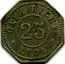 France 25 Centimes Lyon. Cafe Riche 1917 ND 25 CAFÉ RICHE LYON coin reverse