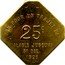 France 25 Centimes (Lyon. Omnibus Tramways) O.T.L BON POUR UN TRAJET DE 25C. VALABLE JUSQU'AU 31 DÉC.- 1923 coin obverse