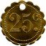 France 25 Centimes (Lyon. Saint-Jean de Dieu) 25 C. coin reverse