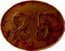 France 25 Centimes Paris. Cafe de la Bourse 1917 ND 25 C coin reverse