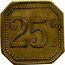 France 25 Centimes Paris. Bellevilloise - Boyer 1917 ND (no date) 25 C coin obverse