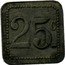 France 25 Centimes Paris. Bellevilloise - Boyer 1917 ND (no date) 25 C coin obverse