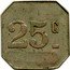 France 25 Centimes Paris. Brasserie La Biere 1917 ND 25 C coin obverse