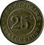 France 25 Centimes Paris. The Egalitarian Consumer Cooperative Society 1917 ND 25 C. L'EGALITAIRE CONSOMMATION coin obverse