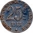 France 25 Centimes (Poissy. Union du Commerce) 25 C 1918 UNION DU COMMERCE & DE L'INDUSTRIE coin reverse