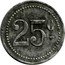 France 25 Centimes Seine-et-Marne. Crecy en Brie 1917 ND 25 C coin reverse