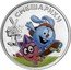 Russia 25 Roubles Kikoriki. Colorized 2022 ММД BU СМЕШАРИКИ coin reverse