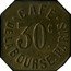 France 30 Centimes Paris. Cafe de la Bourse 1917 ND 30 C. CAFÉ DE LA BOURSE PARIS coin obverse