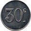 France 30 Centimes Trefileries et Laminoirs. Le Havre 1916 ND 30C coin reverse