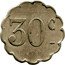 France 30 Centimes Vienne. Cafe Joubert 1917 ND 30 C coin reverse