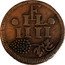 Austria 4 Kreuzer (Wine Mark) F I L 17 26 coin reverse