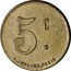 France 5 Centimes (Agents de la Cie) 5 C. A.DUSBAUX.PARIS coin reverse