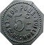 France 5 Centimes Chalon-sur-Saone. Cafe Choix ND (1917) 5 C BON POUR EN CONSOMMATION coin obverse
