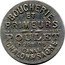 France 5 Centimes Chalon-sur-Saone. Boucherie et Primeurs. Poulet ND (1917) BOUCHERIE ET PRIMEURS SYNDICALE BOULANGERIE UNY GERGY ORT DU CANAL CHALON S SAÔNE coin reverse