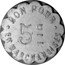 France 5 Centimes Chalon-sur-Saone. Boulangerie Moderne Chevet 1917 ND BON POUR EN MARCHANDISES 5 C coin reverse