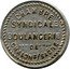 France 5 Centimes Chalon-sur-Saone. Chambre Syndicale Boulangerie ND (1917) CHAMBRE SYNDICALE BOULANGERIE UNY DE GERGY CHALON S SAÔNE coin reverse