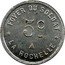 France 5 Centimes Commune of La Rochelle. Foyer du Soldat 1917 ND (1917-1922) FOYER DU SOLDAT LA ROCHELLE 5 C coin obverse
