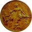 France 5 Centimes (Daniel-Dupuis) LIBERTÉ ÉGALITÉ FRATERNITÉ 5C 1914 coin reverse