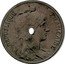 France 5 Centimes (Daniel-Dupuis Perforated) REPUBLIQUE FRANÇAISE coin obverse