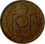 France 5 Centimes Essai by Lindauer. Without Hole 1937  RF coin obverse